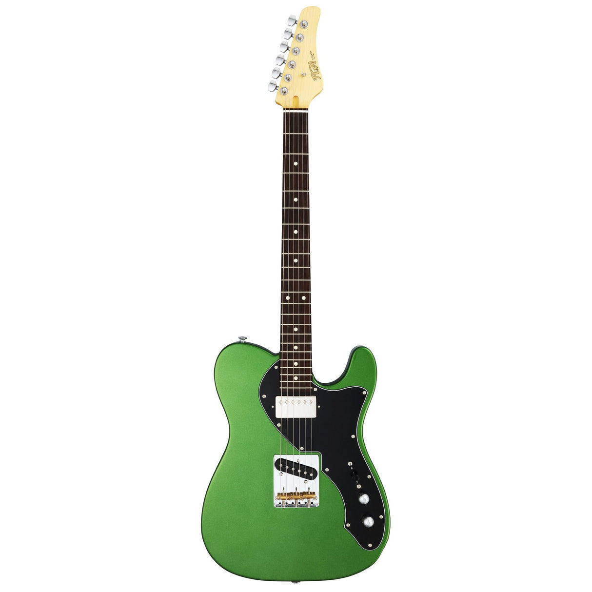 FGN Boundary TL elektrische gitaar Hyla Green Metallic FGN S.H. pickups incl. gigbag