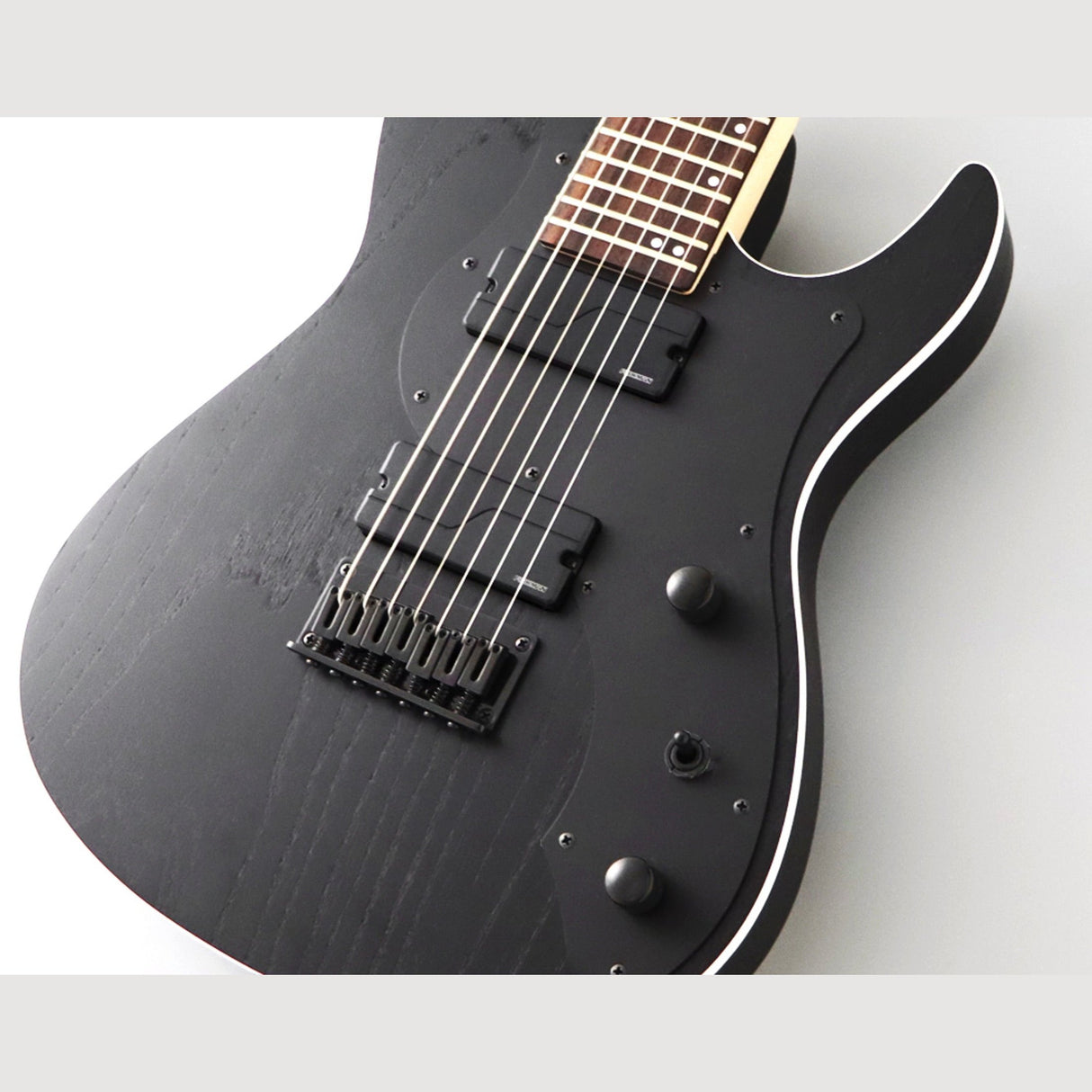 FGN J-Standard Iliad Dark Evolution elektrische gitaar Open Pore Black 7-snarig