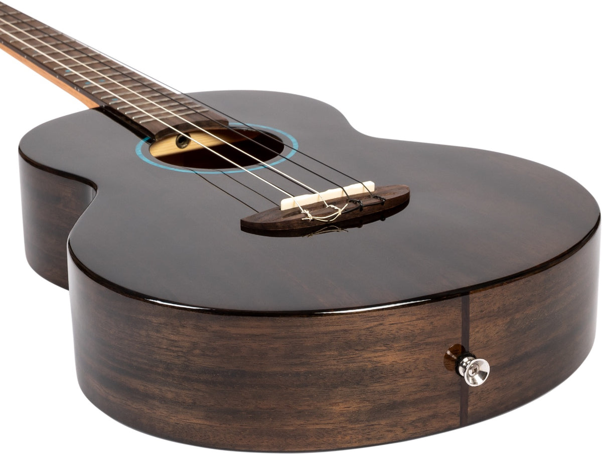 Flight Iris Tinta Baritone TBK Ukulele - Transparent Black