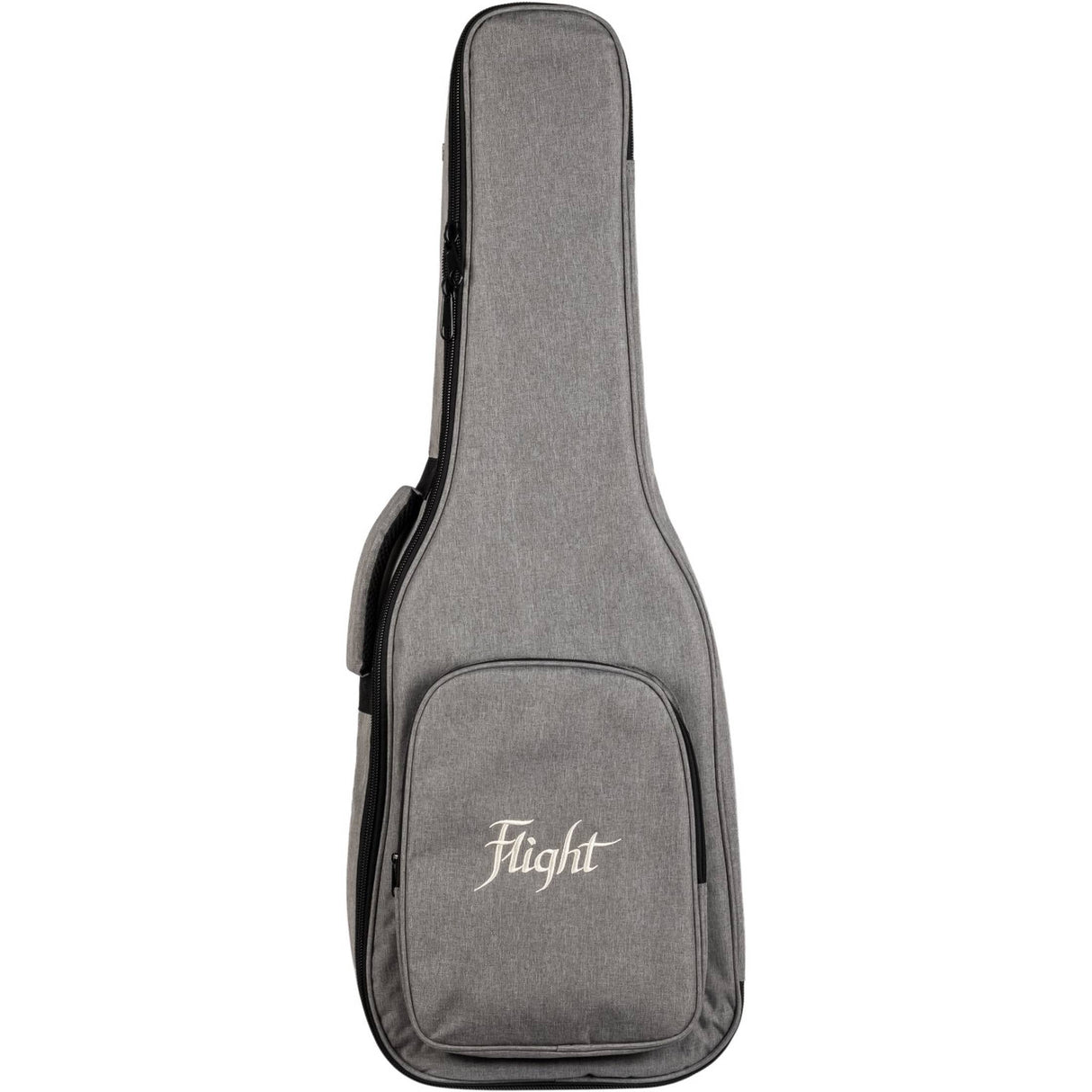 Flight MBB-30 GY Mini Bass Gigbag 15mm Gevoerd Grijs met Accessoirevak