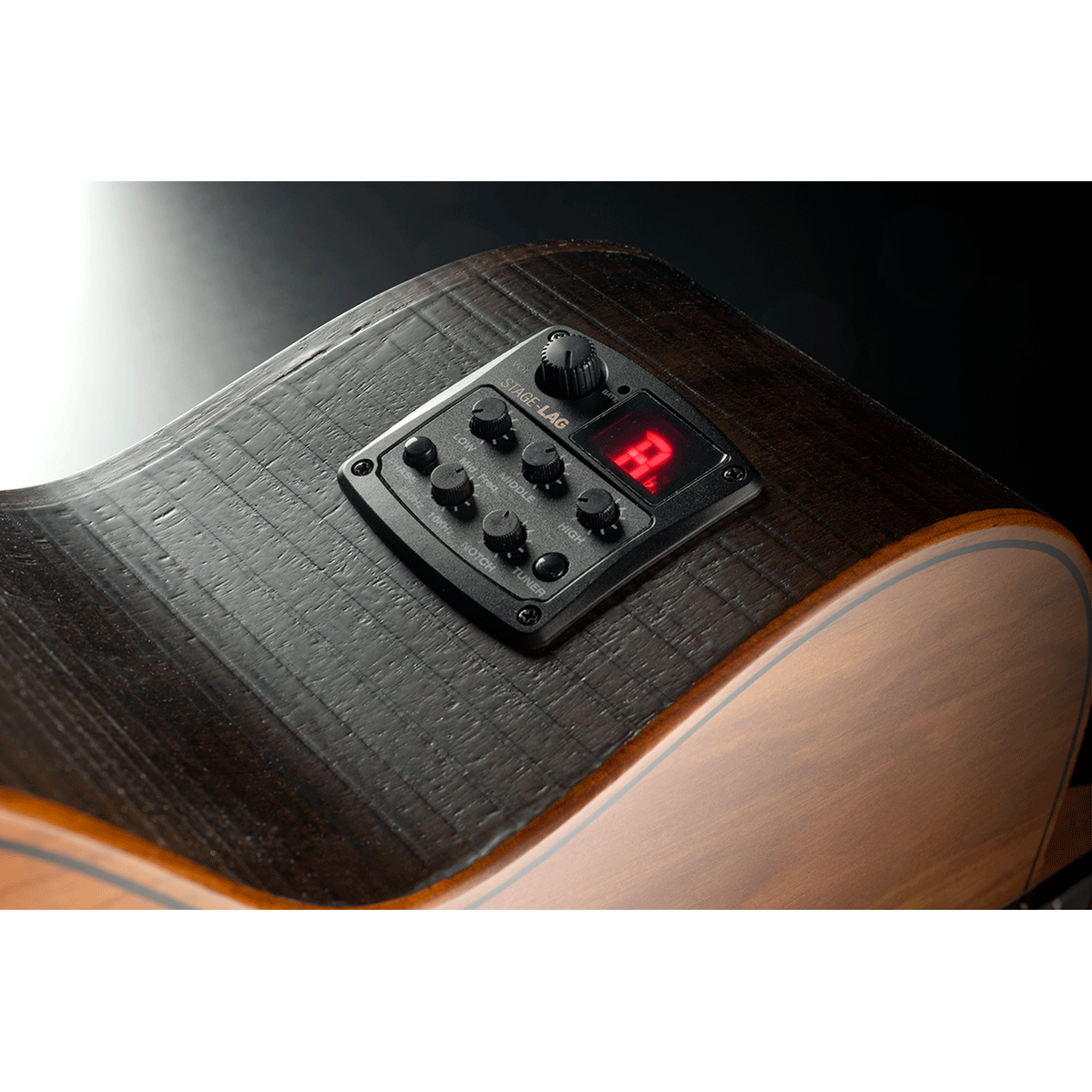 Lâg SAUVAGE-PE Semi-Akoestische Parlor Western Gitaar