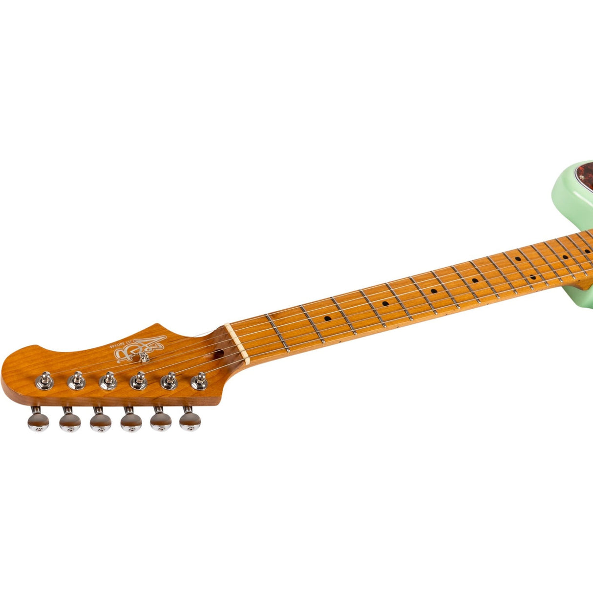JET JJ-300 P90 SFG Offset Elektrische Gitaar Dual P90 Tremolo Roasted Maple Seafoam Green