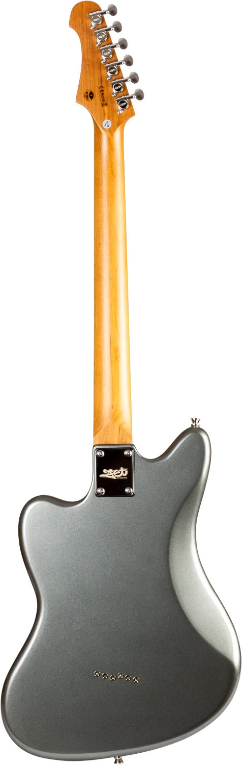 JET JJ-350 Charcoal Baritone Elektrische Gitaar - Charcoal