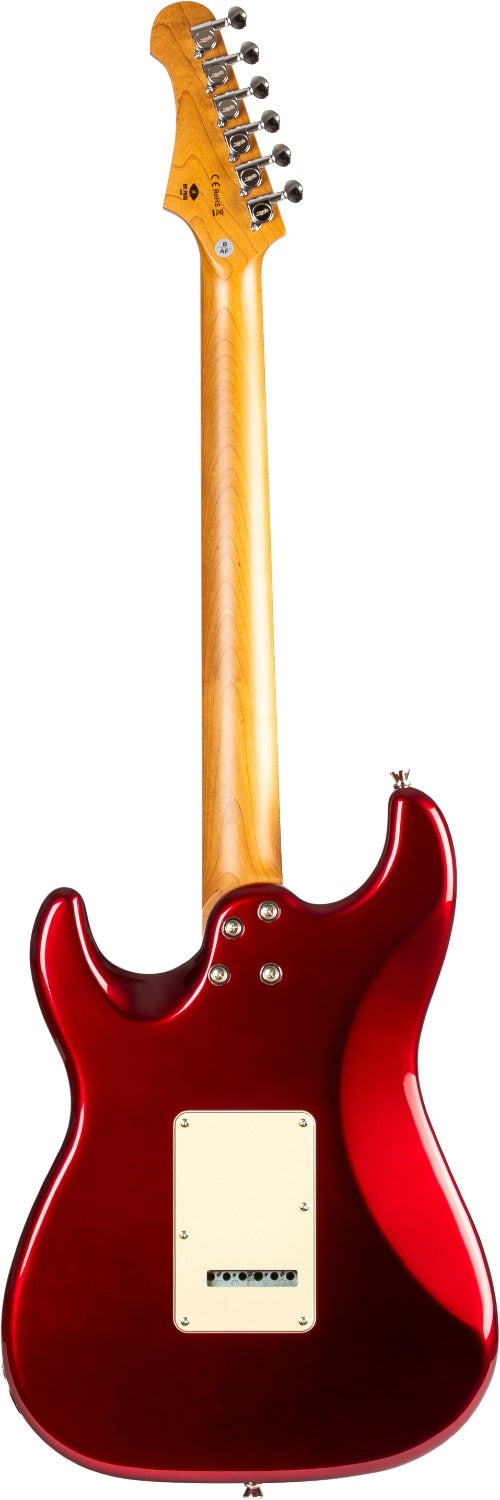 JET JS-400 CAR HH ST Style Elektrische Gitaar - Candy Red