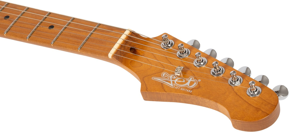 JET JS-400 CAR HH ST Style Elektrische Gitaar - Candy Red