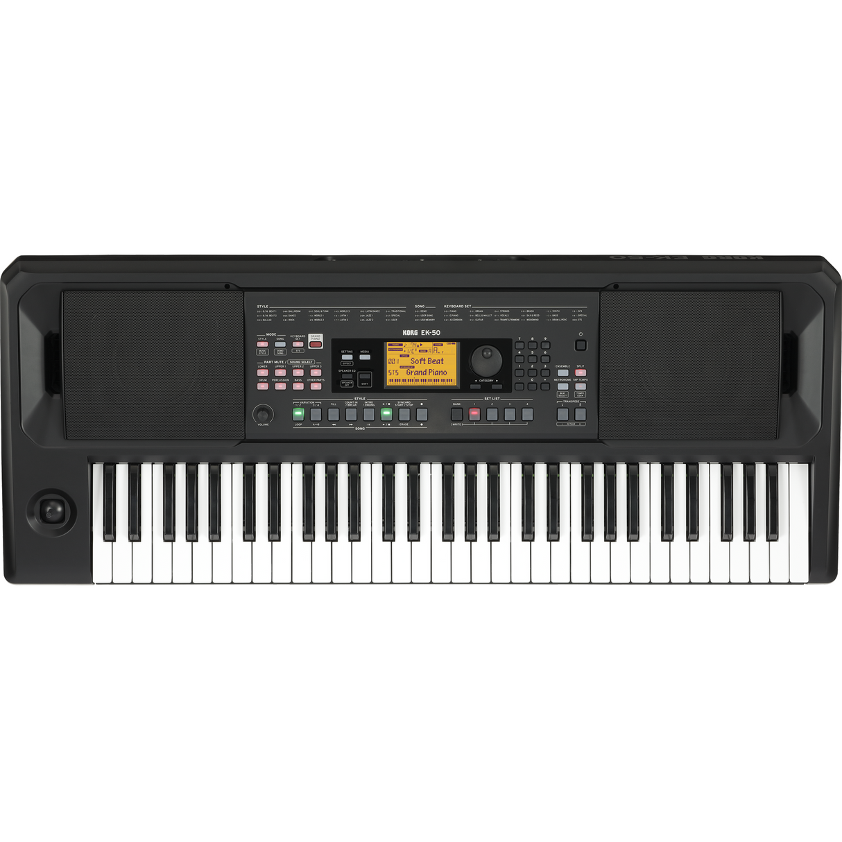 Korg EK-50 Entertainer Keyboard – 61 Aanslag Gevoelige Toetsen