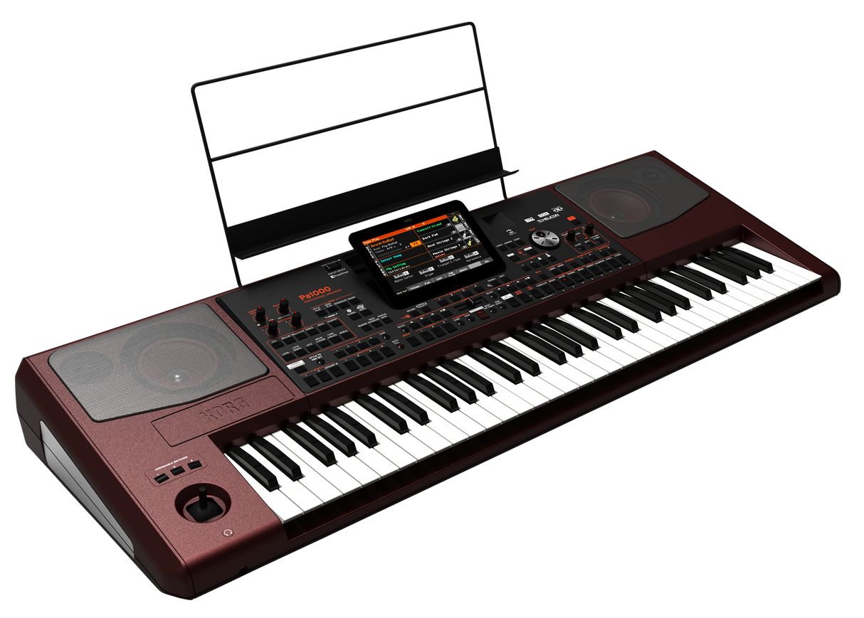 KORG PA1000 Entertainer Keyboard – 61 toetsen, 2x33W speakers, touchscreen en sampler