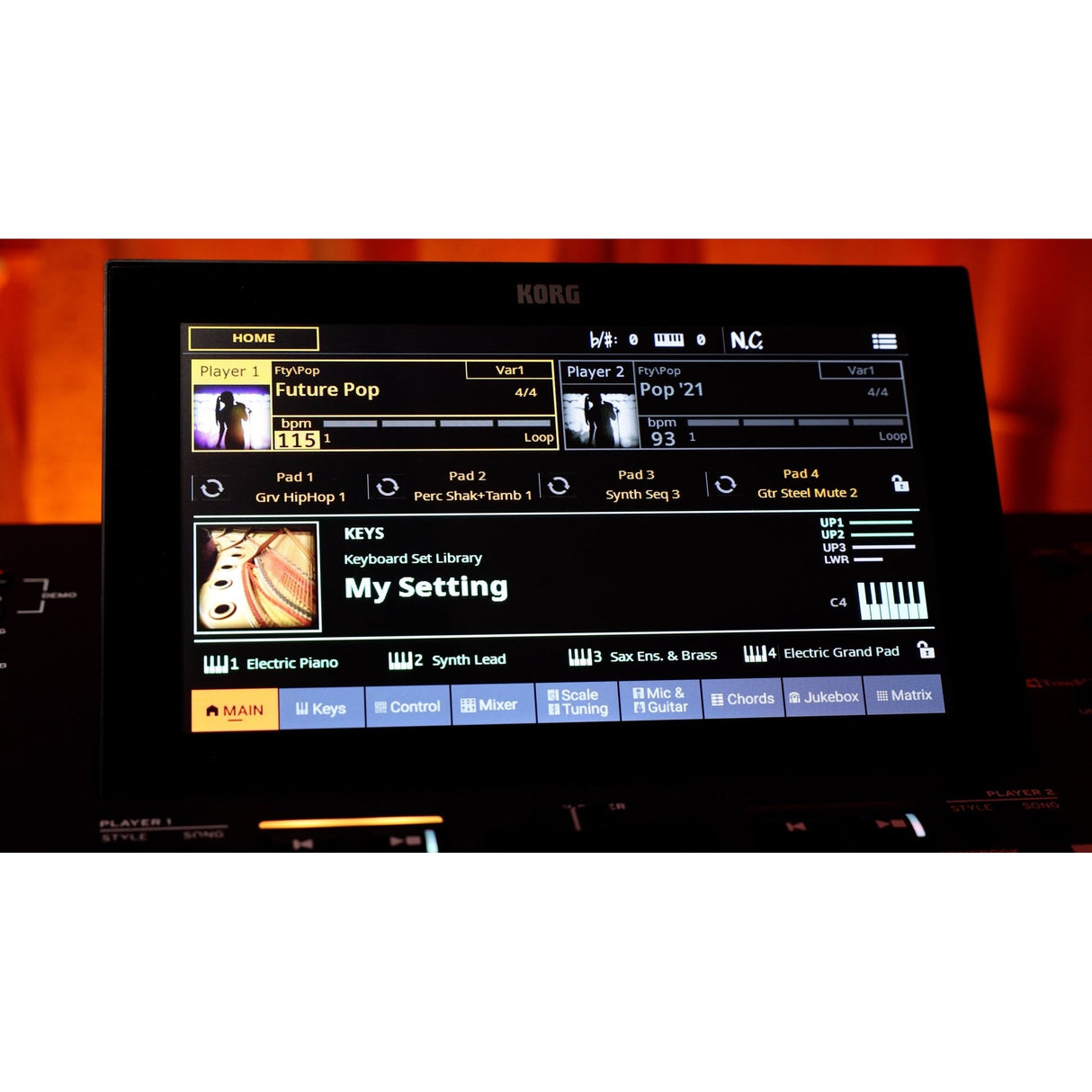 Korg Pa5X 76 ORIENTAL Arranger Keyboard met Aftertouch en Oosterse Sounds