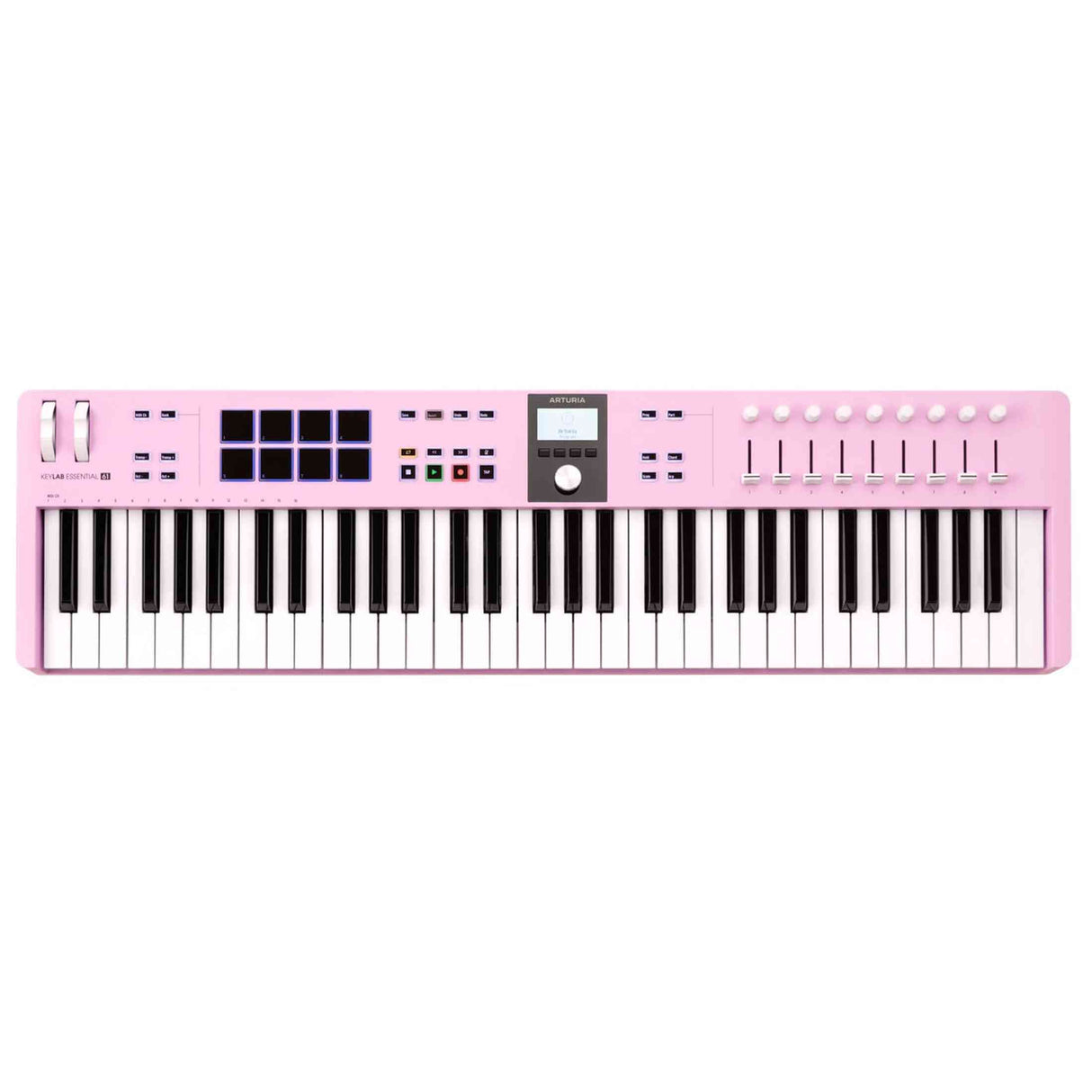 Arturia KeyLab Essential mk3 61 Rose Quartz MIDI controller met 61 toetsen, pads en DAW-integratie