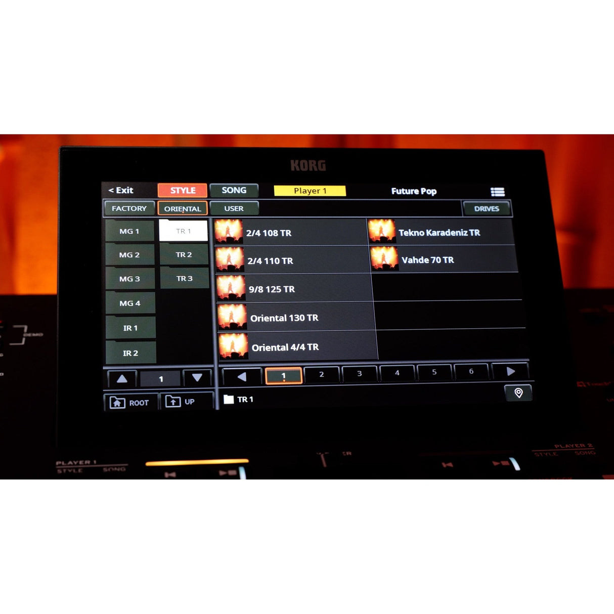 Korg Pa5X 61 ORIENTAL Arranger Keyboard met Aftertouch en Oosterse Sounds