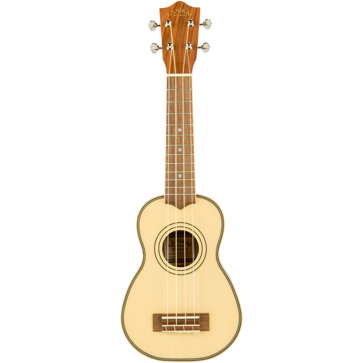 LANIKAI LKUSPST-S Sopraanukelele, Spar, SPST-S, Tas