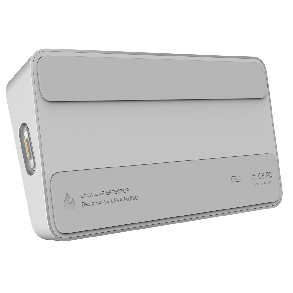 LAVA Effect Pedaal, draadloze voetschakelaar voor HILAVA gitaren, 30+ effecten, zilver, inclusief soft bag