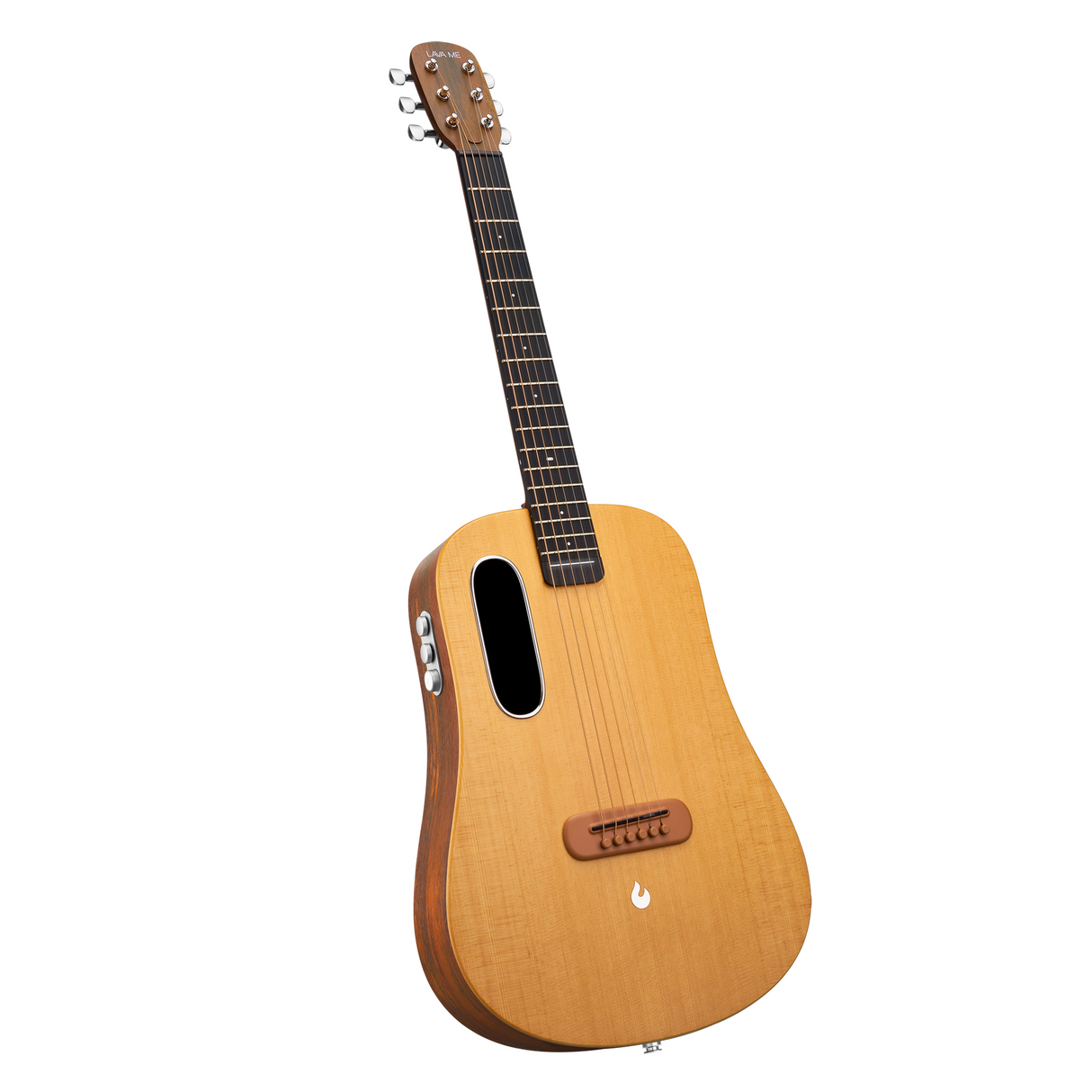 LAVA ME Air Spruce Woodgrain Brown – Smart Gitaar met FreeBoost™ Technologie