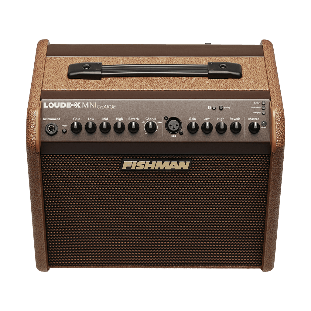 Fishman Loudbox Mini Charge PRO-LBC-500 Akoestische Gitaarversterker - 60W - Oplaadbaar - Bruin