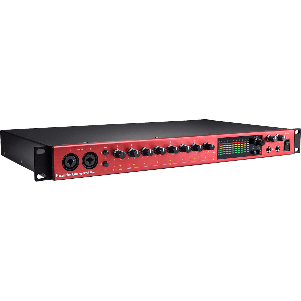 Focusrite Clarett+ 8Pre – Premium Rack Audio Interface