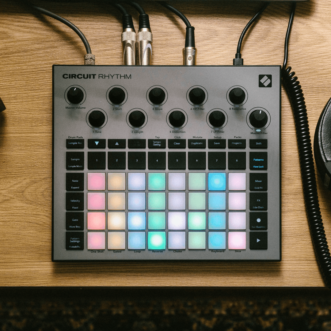 Novation Circuit Rhythm – Sampler & Sequencer met 8 Tracks en Effecten