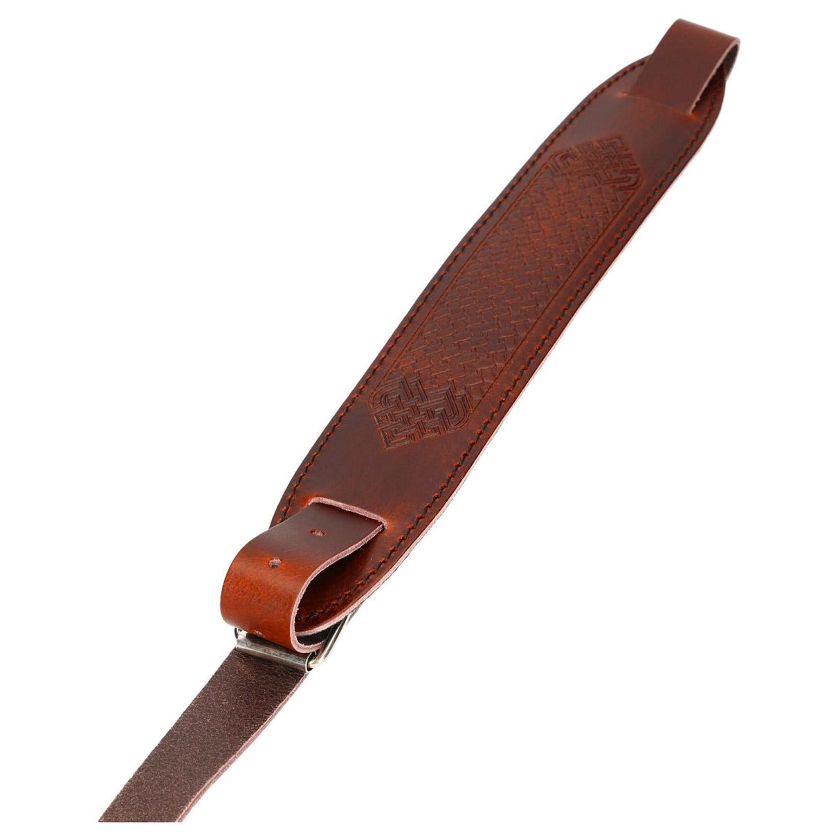 Flight S58 Brown Leather Ukulele Strap EU Handmade with Adjustable Length