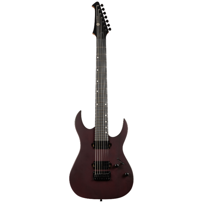 Spira Guitars S-407 MWR Satin Wine red elektrische gitaar