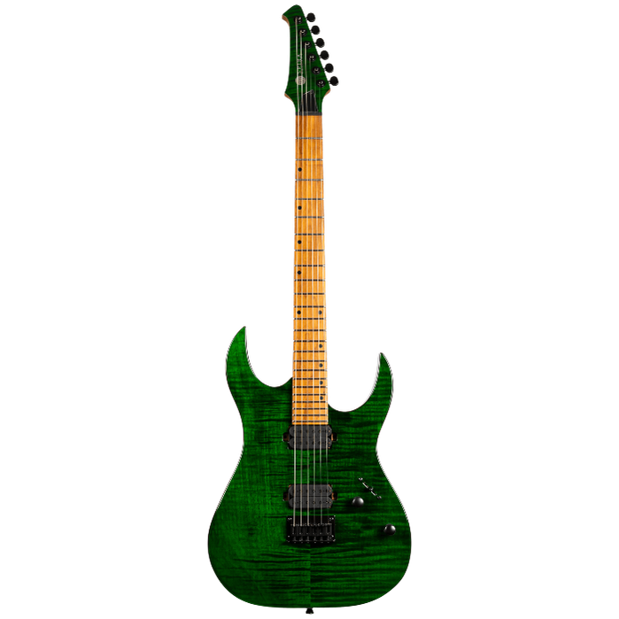 Spira Guitars S-450 TGR Transparent Green elektrische gitaar