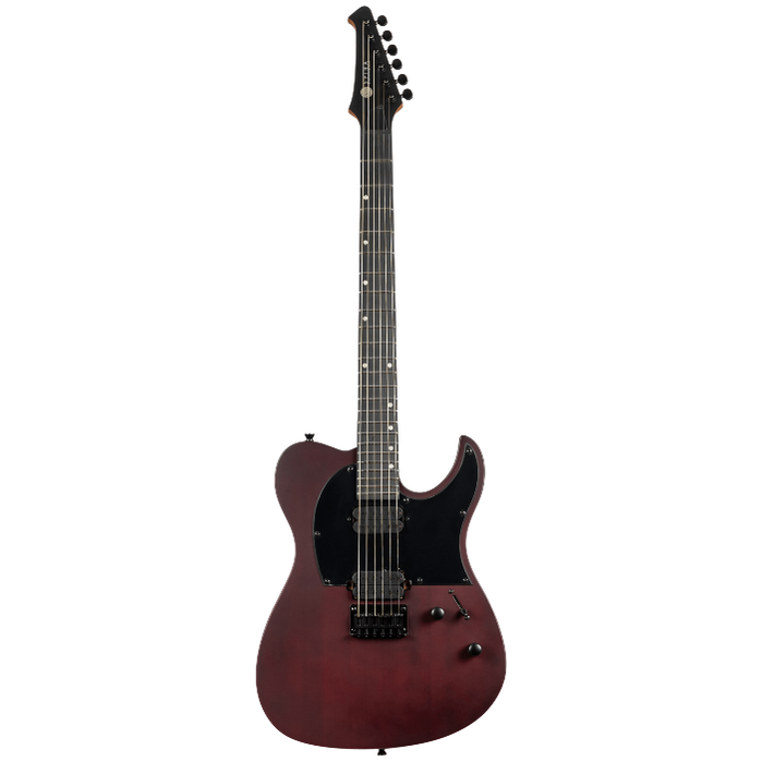Spira Guitars T-400 MWR Satin Wine red elektrische gitaar