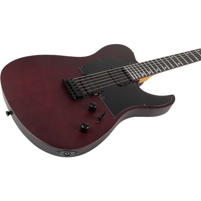 Spira Guitars T-400 MWR Satin Wine red elektrische gitaar
