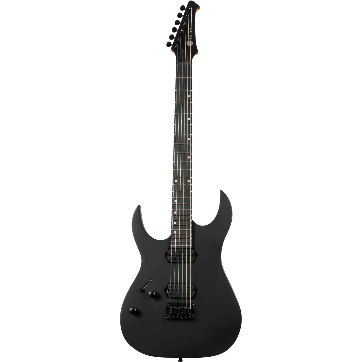 Spira S-400 MBK LH Linkshandige Elektrische Gitaar HH Villain Humbuckers Roasted Poplar Satin Black