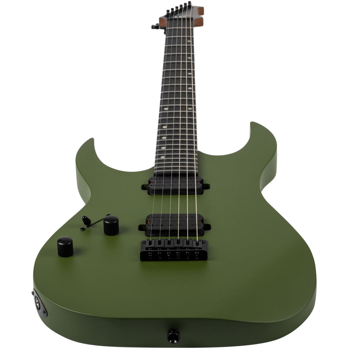 Spira S-400 MGR LH Linkshandige Elektrische Gitaar HH Villain Humbuckers Roasted Poplar Dark Green