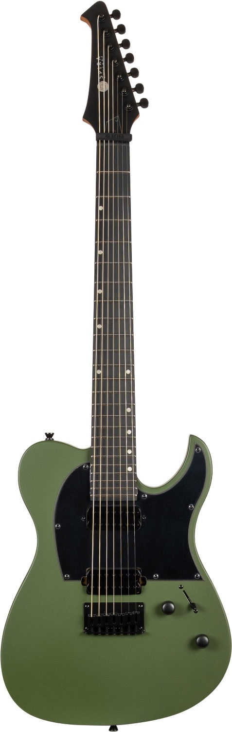 Spira T-407 MGR 7-snarige T-Style Gitaar Groen
