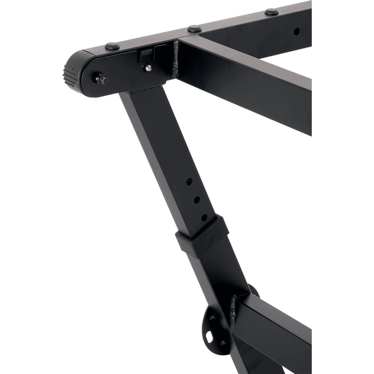 QUIKLOK Z71ALU Lichtgewicht Z-Keyboardstandaard – Verstelbaar, aluminium, Zwart, max. 113 kg