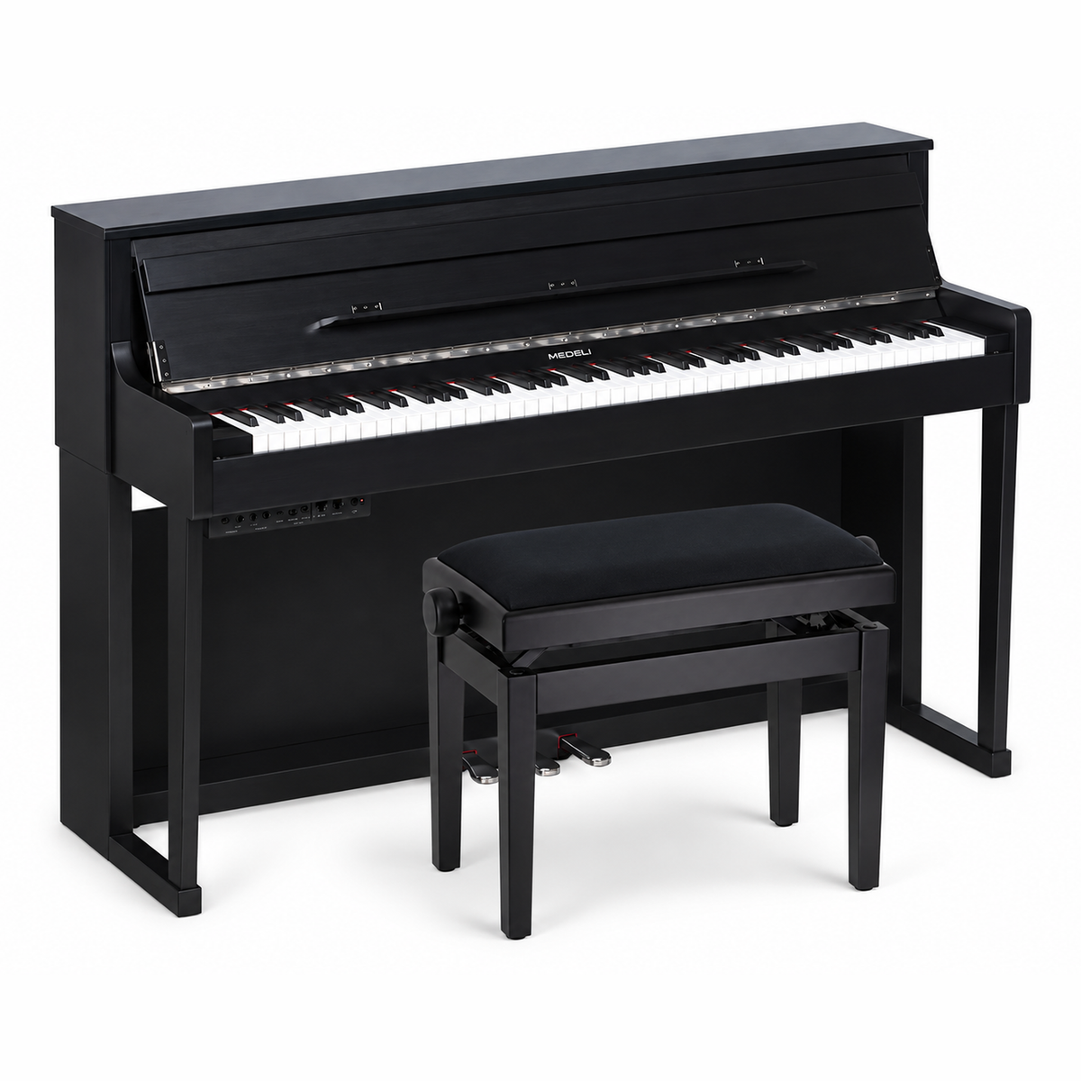 Medeli UP605/BK Forte Series Digitale Piano met Kruk