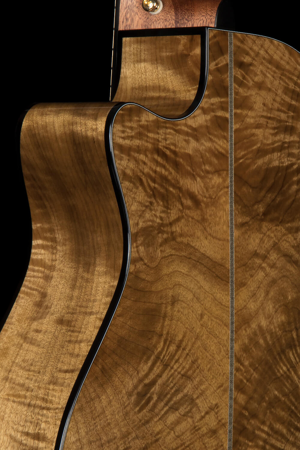 Cort Gold-Edge – Massief Flamed Myrtlewood, Torrefied Sitka & L.R. Baggs Anthem