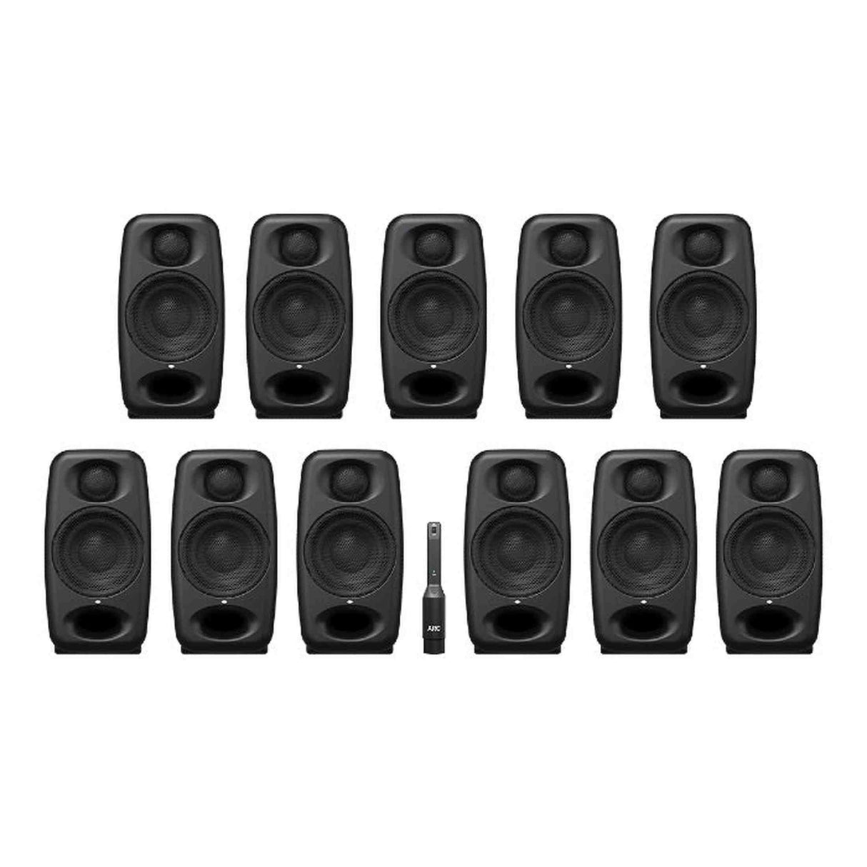 IK Multimedia iLoud Micro Monitor Pro Black Immersive Bundle 11-Delige Set Actieve 3 Inch Studio Monitors met ARC Correctie