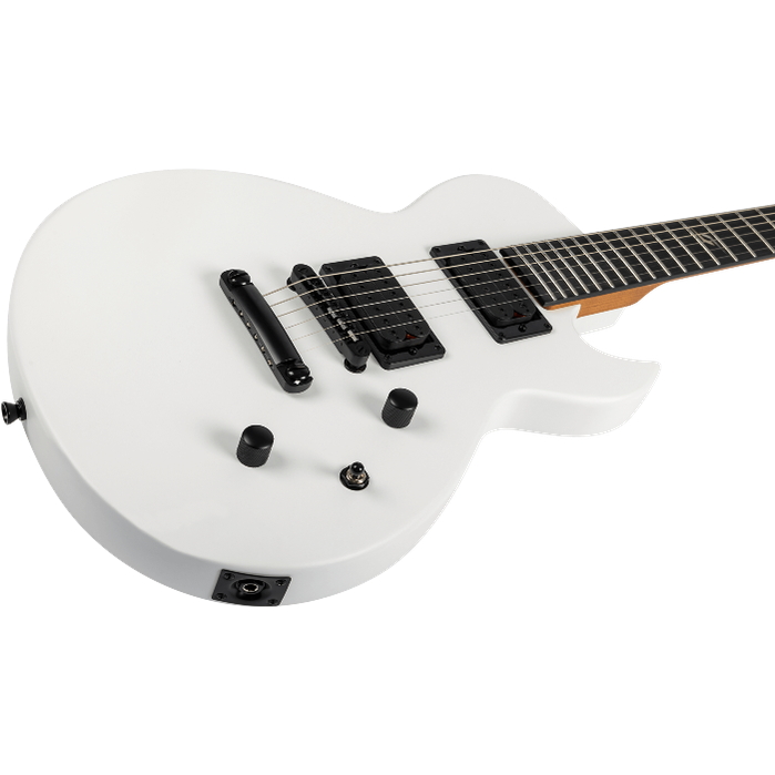 Spira Guitars L-400 MWH Satin White elektrische gitaar LP model