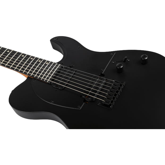Spira Guitars T-407 MBK Satin Black elektrische gitaar
