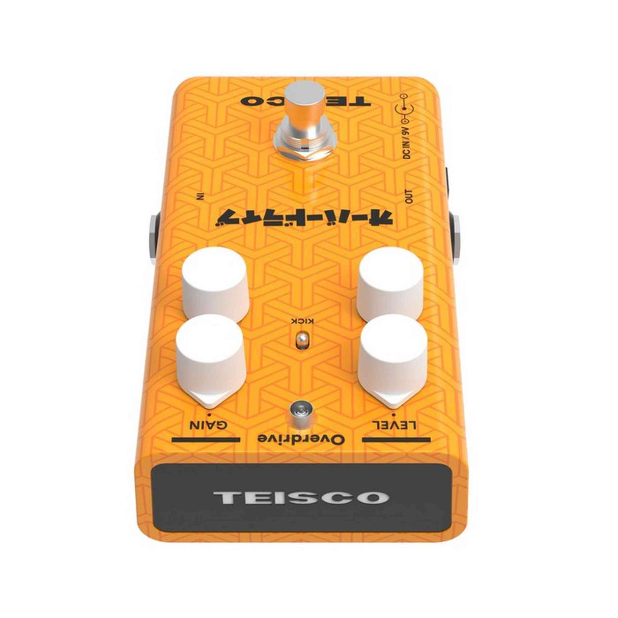 Teisco Overdrive Transparante overdrive met actieve EQ en KICK-schakelaar