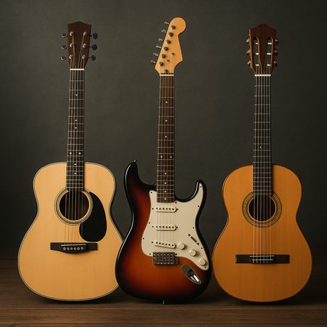 Welke gitaar past bij mij? Akoestisch, elektrisch of klassiek?