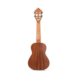 TOM 790 E Thinline Concert Ukelele met Massief Red Cedar Bovenblad en Pickup Inclusief Luxe Hoes