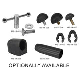 Boston MS-1400-BK Stage Pro Series microfoonstatief met hengel zwart