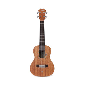 TOM T5 Concert Ukulele Massief Mahonie met Gecompenseerde Kam en Luxe Hoes