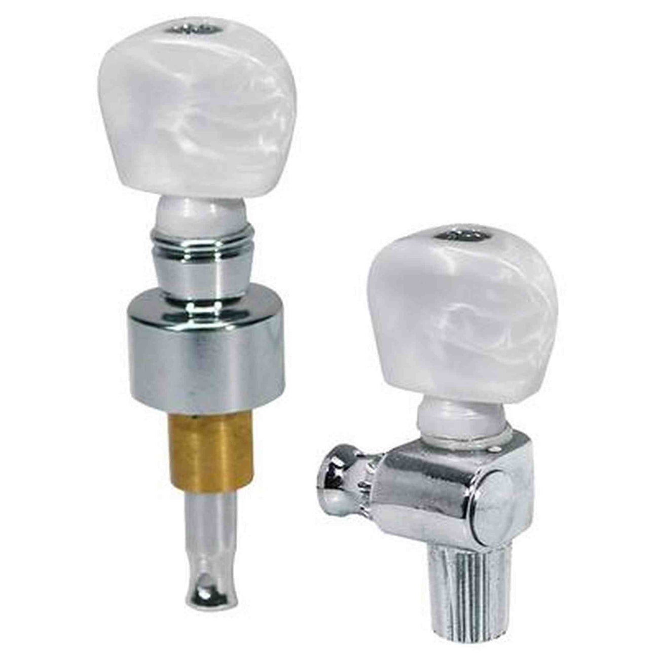 Boston BJ-1005-C Stemmechanieken voor 5-Snarige Banjo, Set van 5, Chroom, 4:1 en 10:1 Overbrenging