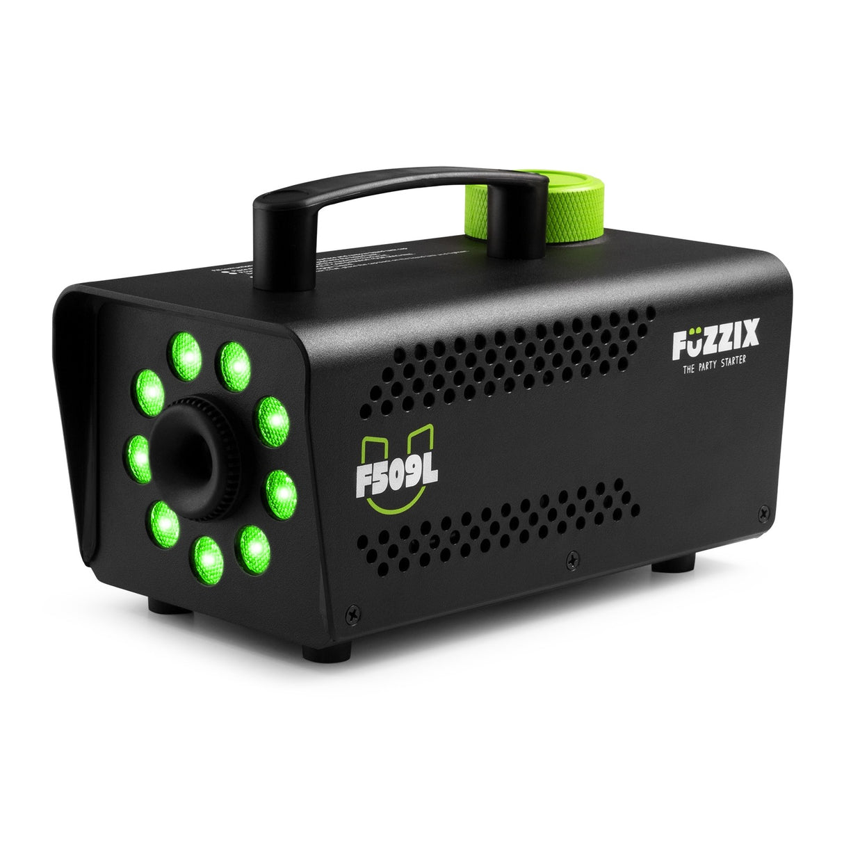 Fuzzix F509L Party Rookmachine – 500W met 9x RGB LED’s en Draadloze Afstandsbediening