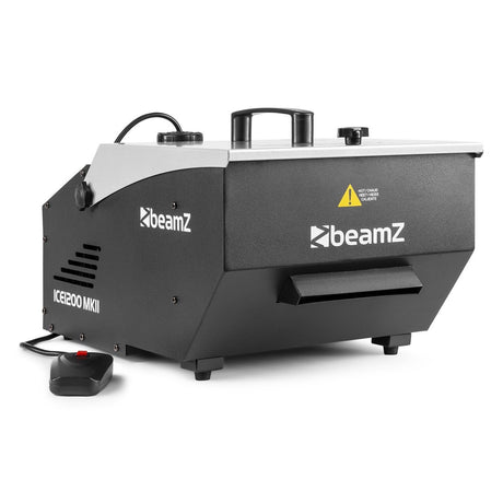 beamZ ICE1200 MKII IJs-Rookmachine 1200W met Laaghangende Rook en 1.3L Tank