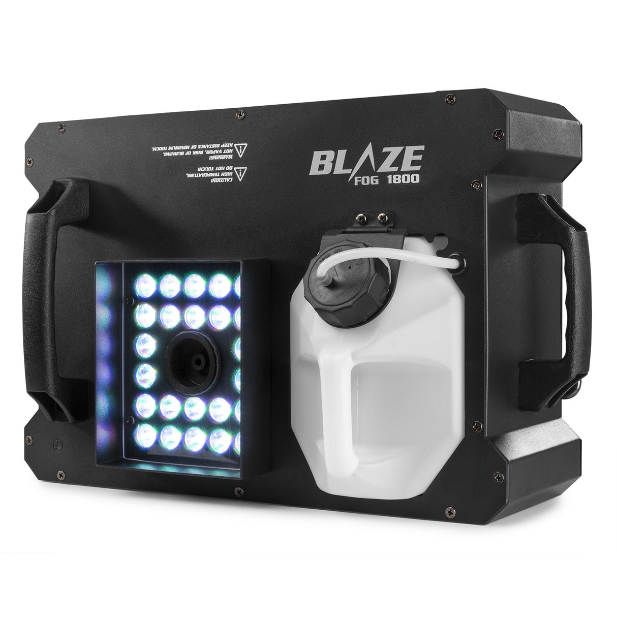 beamZ Blaze 1800 Rookmachine – 1800W met 24x RGBA LED’s, DMX & Verticale Output