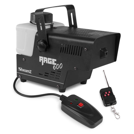 beamZ Rage 600 Rookmachine met Draadloze Afstandsbediening – 600W