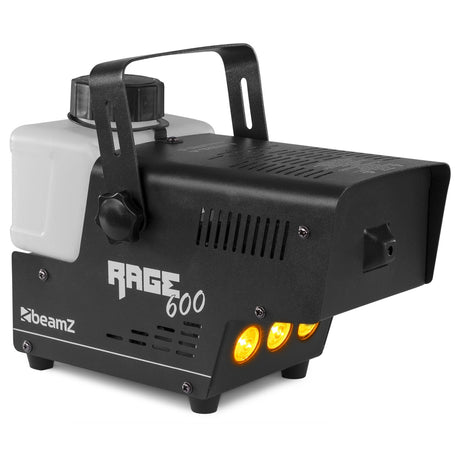 beamZ Rage 600LED Rookmachine met Vlameffect en Draadloze Afstandsbediening – 600W