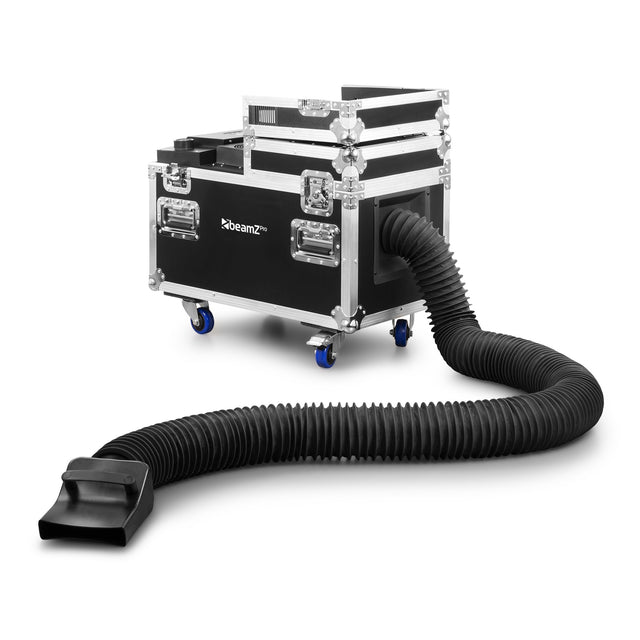 beamZ LF3000 Compacte Low Fog Machine – Ultrasoon Systeem met DMX en Flightcase