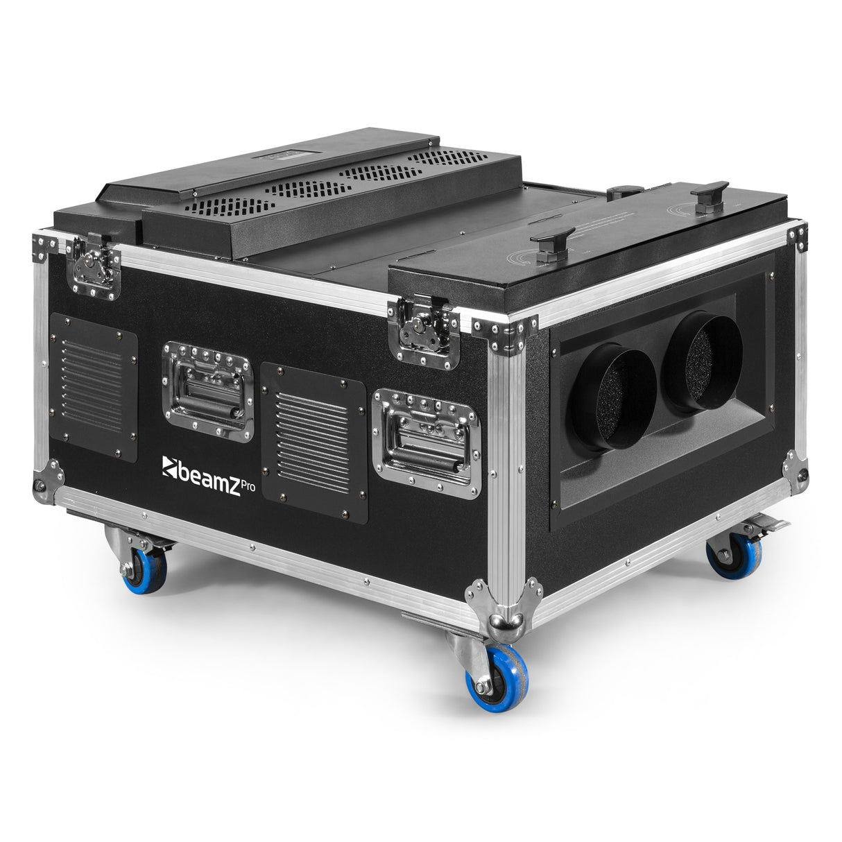 beamZ LF6000 Professionele Low Fog Machine – Ultrasoon, Dubbele Output & Flightcase
