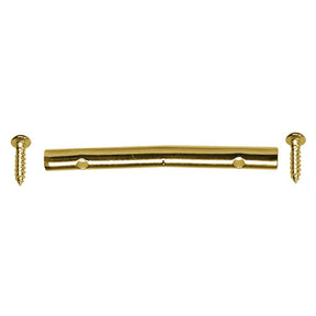 Boston SH-11-G string retainer, bar model, for 6 strings, with screws, gold