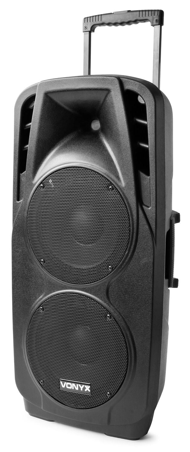 Vonyx SPX-PA9210 Draagbaar geluidssysteem ABS 2x10"