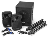 MAX MX700 2.1 Actieve Speakerset 700W met 12 inch Subwoofer en 2x 8 inch Tops